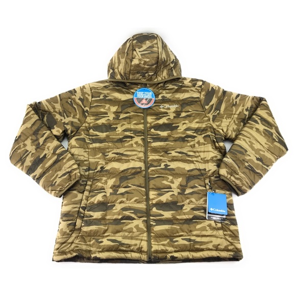 columbia men's crested butte ii omni heat puffer vest